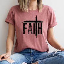 Load image into Gallery viewer, Faith Distressed Cross (DTF/SUBLIMATION TRANSFER)
