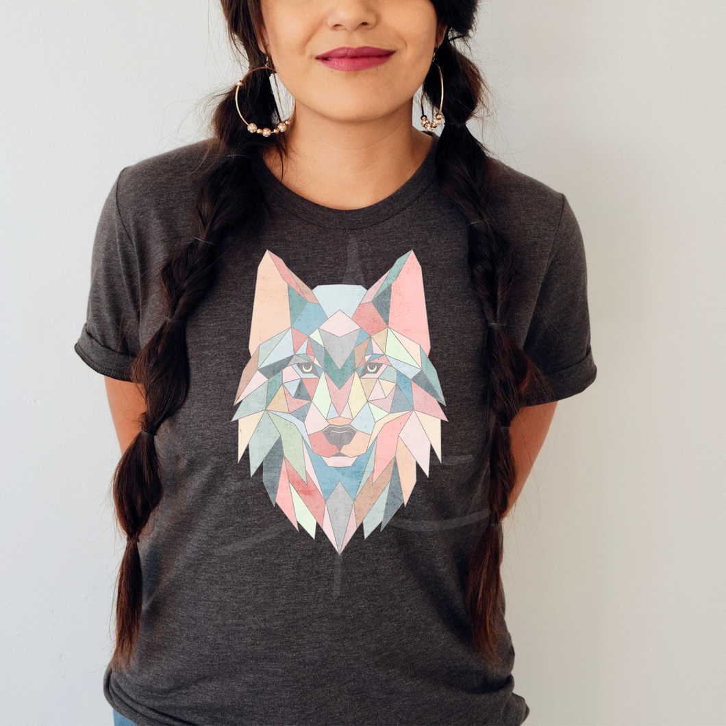 Geometric Wolf (DTF/SUBLIMATION TRANSFER)