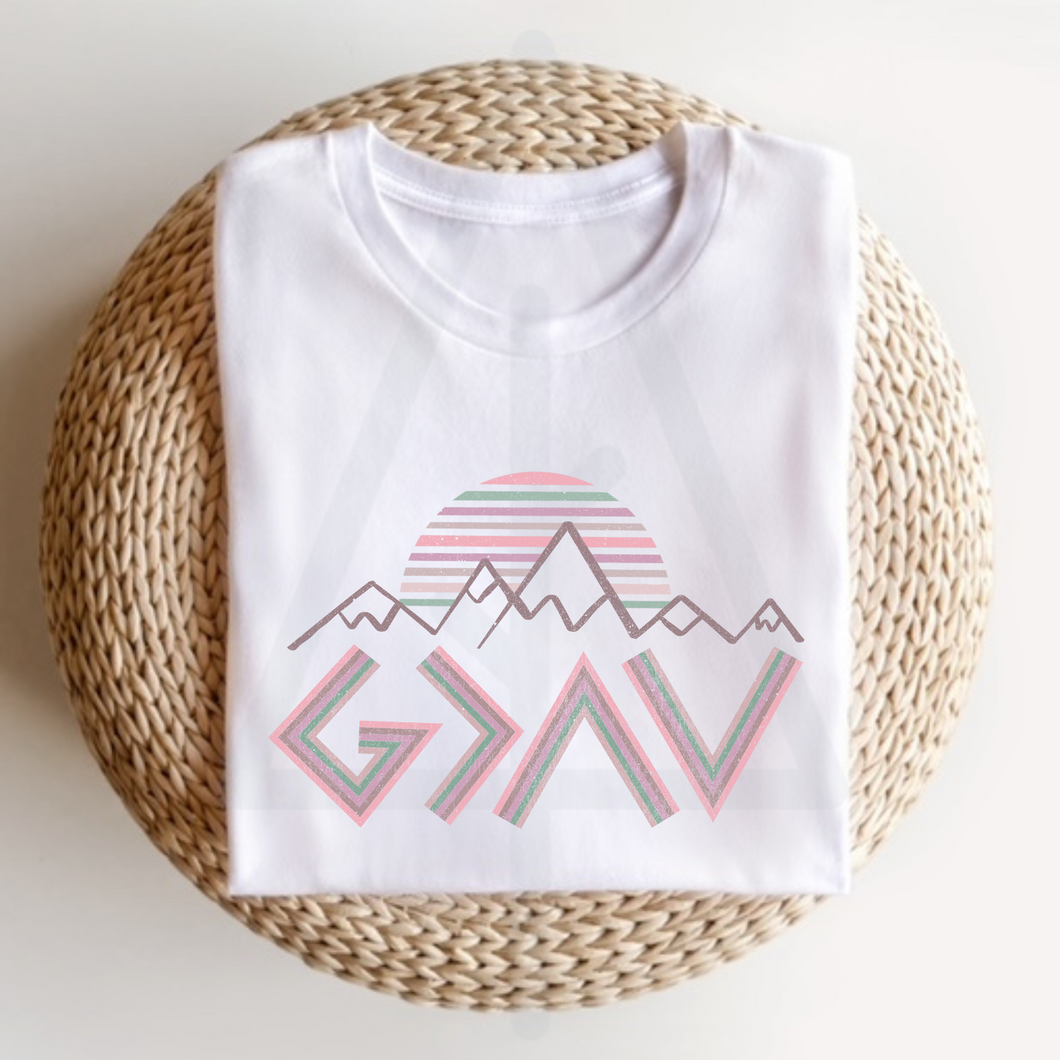 God Is Greater Mountains (DTF/SUBLIMATION TRANSFER)