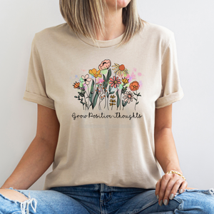 Grow Positive Thoughts (DTF/SUBLIMATION TRANSFER)