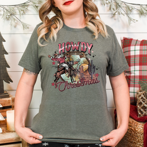 Howdy Christmas (DTF/SUBLIMATION TRANSFER)