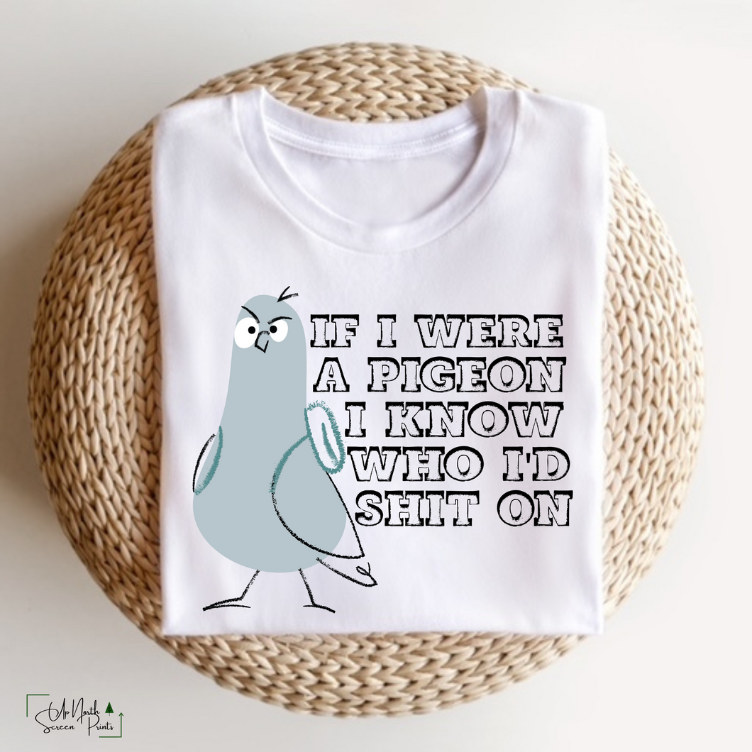 If I Were A Pigeon (DTF/SUBLIMATION TRANSFER)