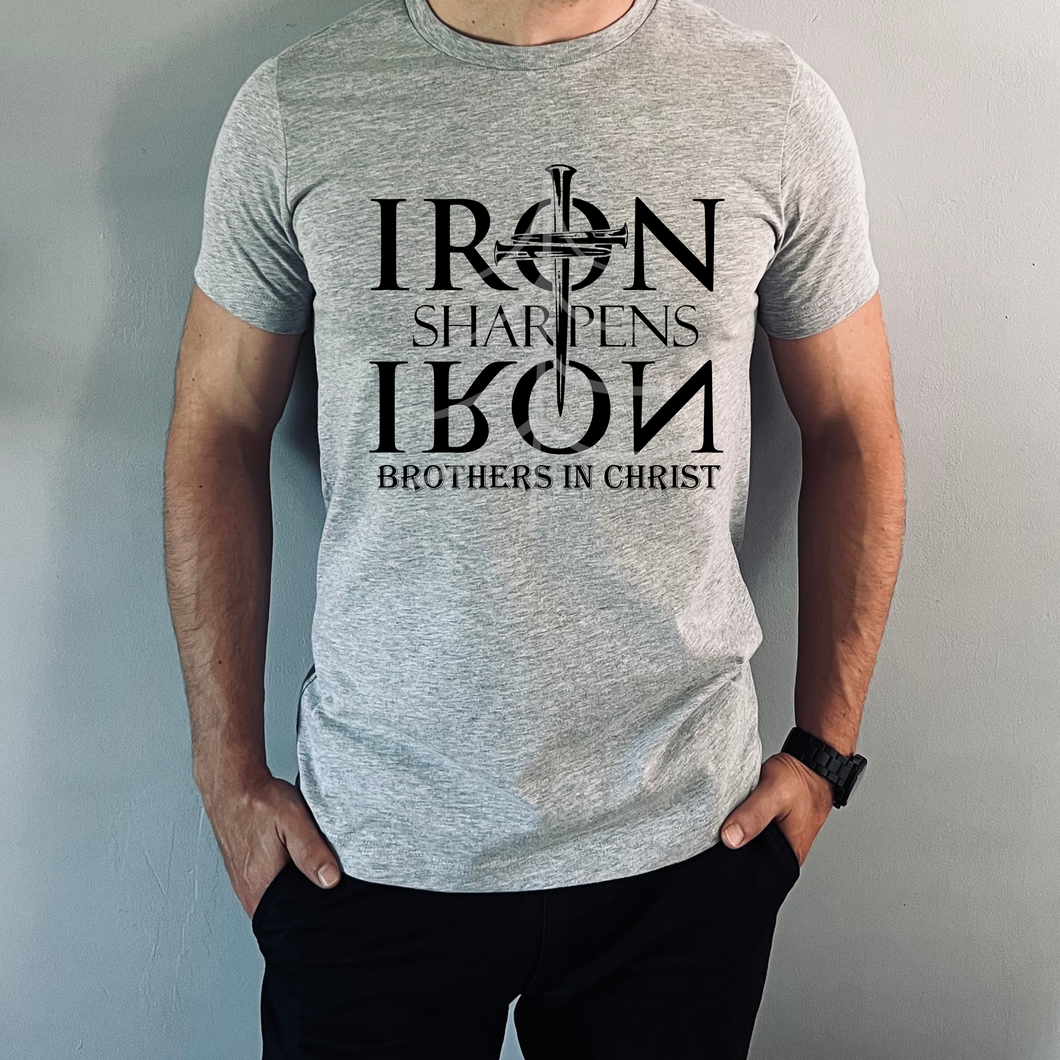 IRON SHARPENS IRON (DTF/SUBLIMATION TRANSFER)