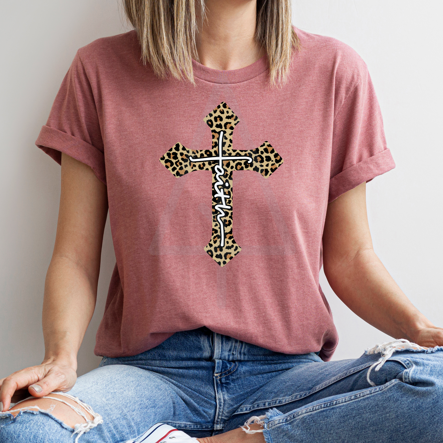 Faith Cross Leopard