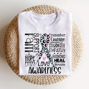Leopard Typography Infertility Awareness (DTF/SUBLIMATION TRANSFER)