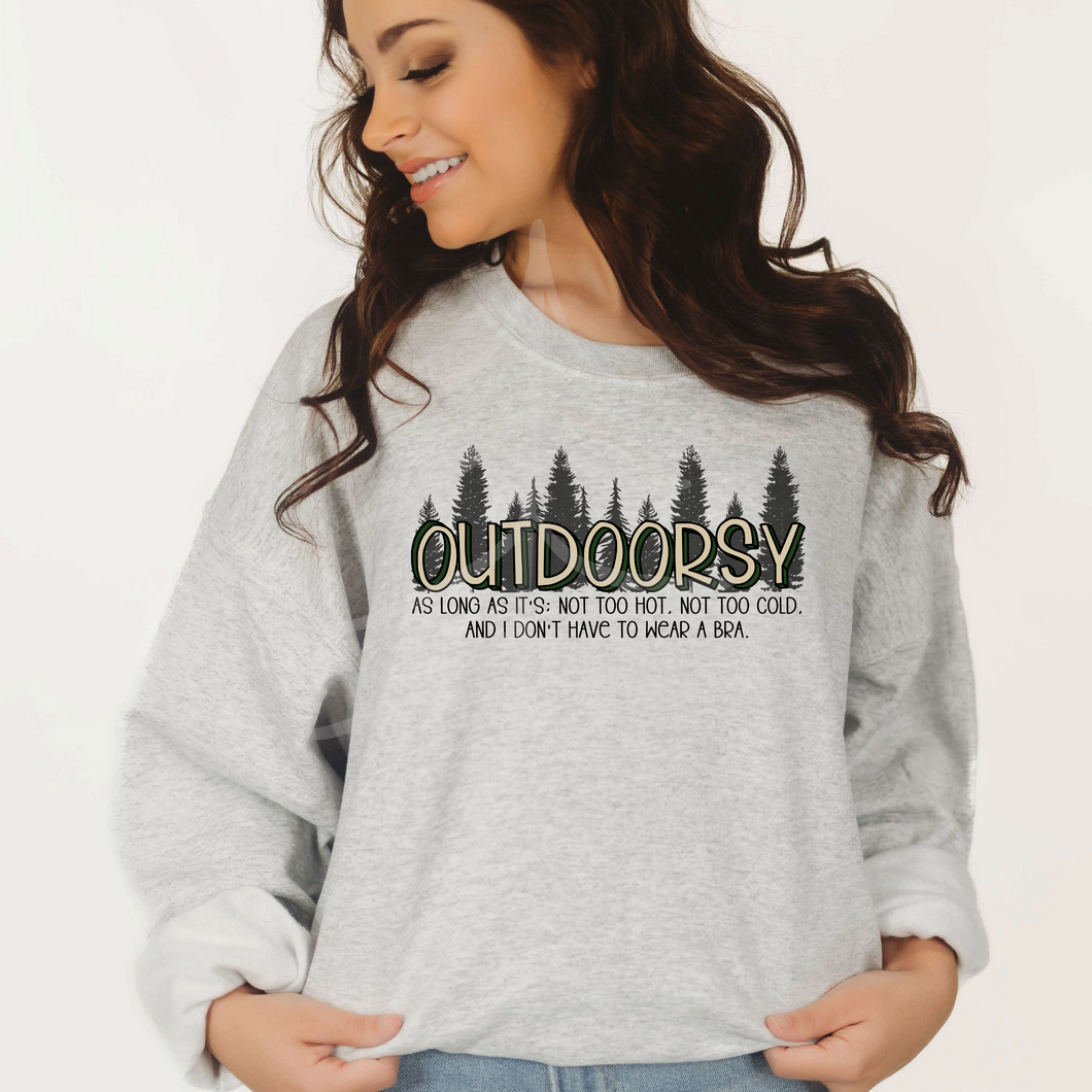 OUTDOORSY NO BRA (DTF/SUBLIMATION TRANSFER)