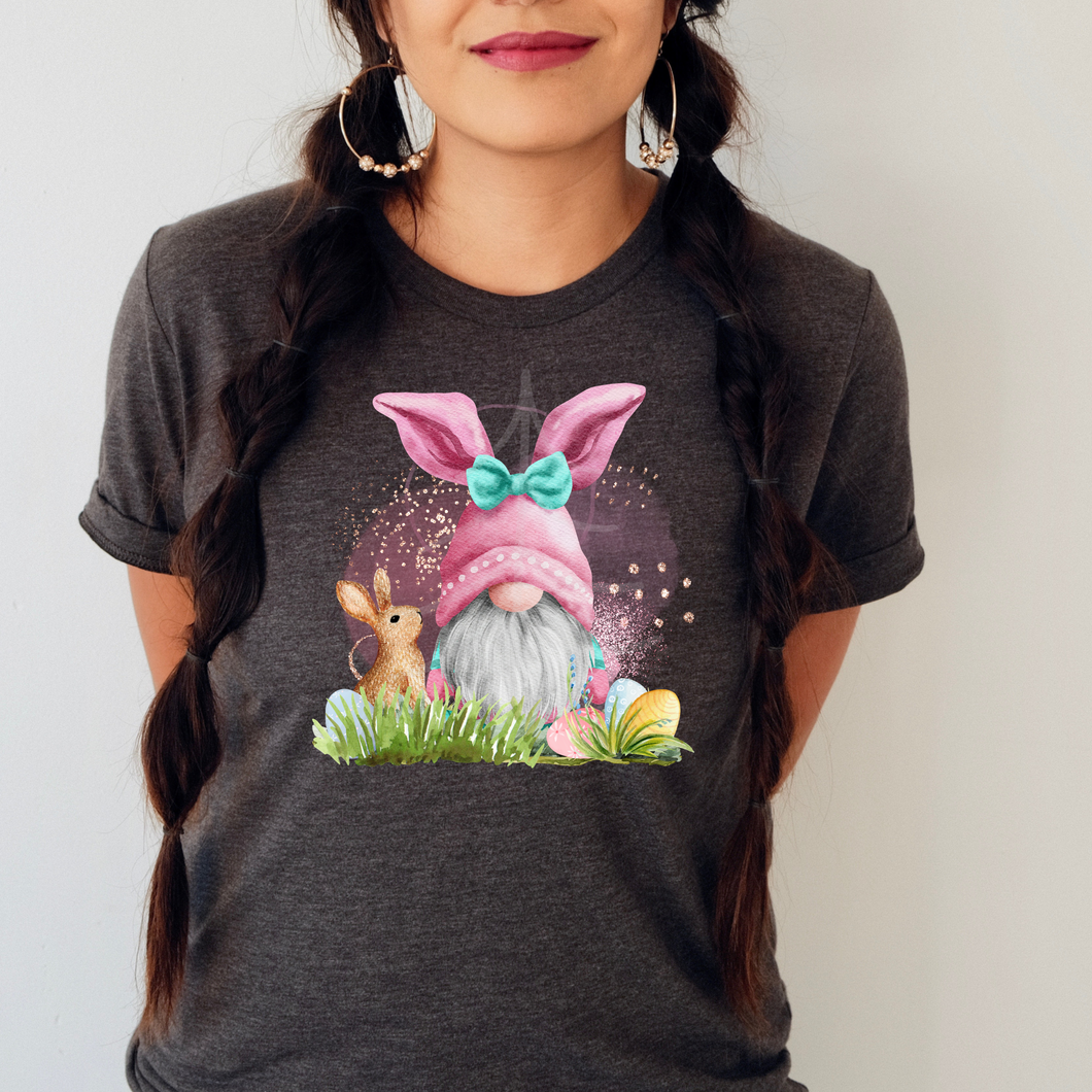 PINK BUNNY GNOME (DTF/SUBLIMATION TRANSFER)