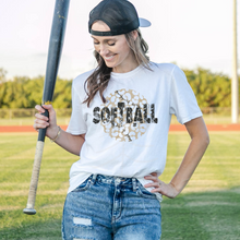 Load image into Gallery viewer, SOFTBALL LEOPARD STITCH (DTF/SUBLIMATION TRANSFER)
