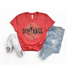 Load image into Gallery viewer, SOFTBALL LEOPARD STITCH (DTF/SUBLIMATION TRANSFER)
