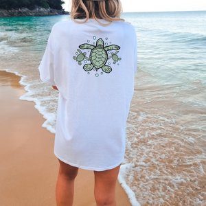 THE OCEAN IS FILLED PLAIN TURTLE (DTF/SUBLIMATION TRANSFER)