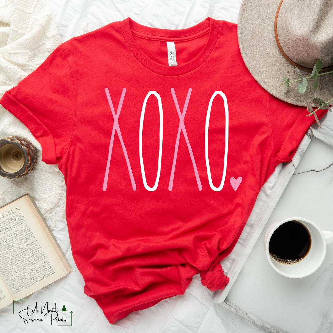 EXCLUSIVE XOXO with Heart (DTF/SUBLIMATION TRANSFER)